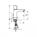 Змішувач для умивальника Hansgrohe Talis Select E 71750000 - Фото 1